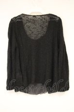 画像3: axes femme / レース切り替えニットプルオーバー M クロ O-26-10-01-1024-AX-TO-OW-OS (3)