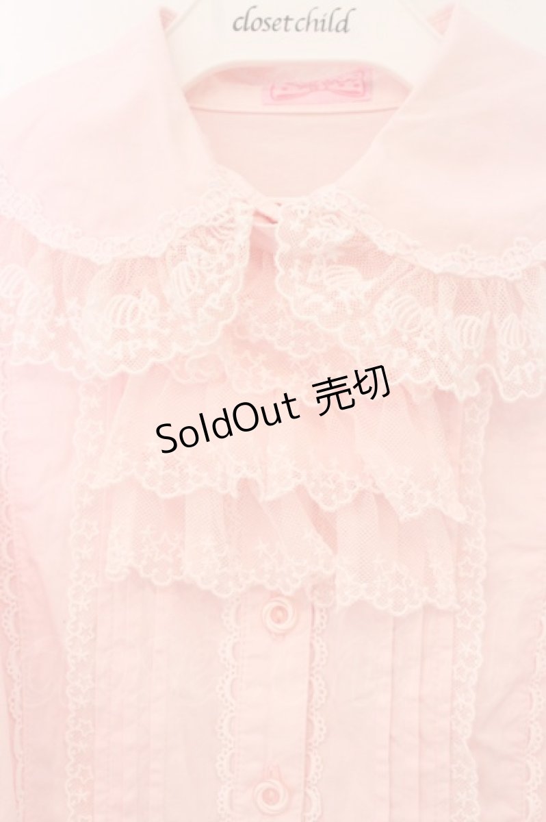 画像3: Angelic Pretty / ブロッサムリボンジャボブラウス  ピンク O-26-10-01-017-AP-BL-IG-OS (3)