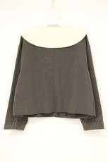 画像3: Clice de Paris / プチリボン配色ジャケット ONE チャコールグレー O-26-10-03-029-LO-JA-OW-OS (3)