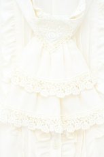 画像2: Innocent World / ローズジャボブラウス M キナリ O-26-10-03-037-IW-BL-OW-OS (2)