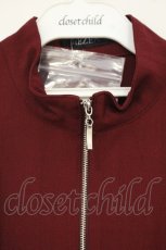 画像2: rezen / 椿スタンド襟ＺＩＰシャツ M 真紅 O-26-10-03-047-LO-BL-OW-OS (2)