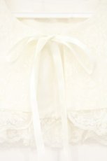 画像2: m petit by misako / スクエアレース付け襟 23×36cm シロ O-26-10-03-006-LO-ZA-IG-OS (2)