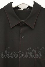 画像2: AXES-X / 配色ステッチシャツジャケット XL クロ×アカ O-26-10-03-057-LO-JA-OW-OS (2)