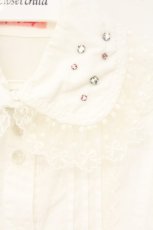 画像2: Angelic Pretty / プリンセスジュエリィブラウス  シロ O-26-10-03-073-AP-BL-IG-OS (2)