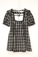 画像1: DO US PART / ウエストレースアップワンピース M クロ×シロ O-26-10-03-003-LO-OP-IG-OS (1)