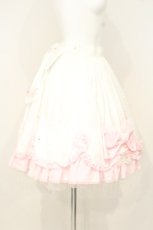 画像4: Angelic Pretty / くるくるリボンスカート  シロ×ピンク O-26-10-03-021-AP-SK-OW-OS (4)
