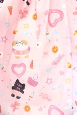 画像3: axes femme kawaii / ハッピーバカンス柄ジャンスカ M ピンク O-26-10-03-022-AX-OP-IG-OS (3)