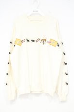 画像1: Karl Helmut / DOG刺繍＆ワッペン使いトレーナー M アイボリー O-26-10-03-025-EL-TO-OW-OS (1)