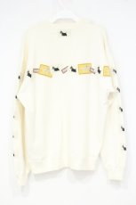 画像3: Karl Helmut / DOG刺繍＆ワッペン使いトレーナー M アイボリー O-26-10-03-025-EL-TO-OW-OS (3)