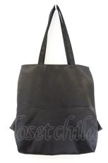 画像2: axes femme / タテ型ビッグリボントートバッグ  クロ O-26-10-04-040-AX-BG-OW-OS (2)