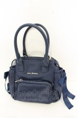 画像1: axes femme / リボン撥水ナイロンポシェット  ブルー O-26-10-04-041-AX-BG-OW-OS (1)