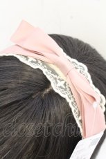 画像2: axes femme kawaii / レースリボンカチューシャ  ピンク O-26-10-04-051-AX-AC-IG-OS (2)