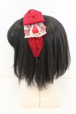 画像3: LOLITAその他 / いちごホイップリボンカチューシャ  ワイン O-26-10-04-054-LO-AC-OW-OS (3)