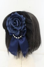 画像3: ATELIER PIERROT / 薔薇レースカチューシャ  ブルー O-26-10-04-060-EL-AC-IG-OS (3)