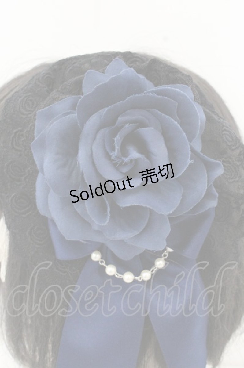画像4: ATELIER PIERROT / 薔薇レースカチューシャ  ブルー O-26-10-04-060-EL-AC-IG-OS (4)
