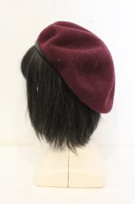画像2: axes femme / パイピングベレー 57.5CM ワイン O-26-10-04-064-AX-AC-IG-OS (2)