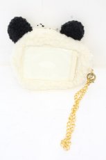 画像2: Franche Lippee / パンダパスケース  オフシロ×クロ O-26-10-04-001-LO-ZA-OW-OS (2)