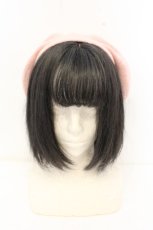 画像4: LOTUS ribbon / ハートチャームリボンベレー帽  ピンクサーモンｘシロ O-26-10-04-066-LO-AC-YM-OS (4)