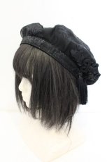 画像1: CuLLt / チャイナレースベレー  ブラック シースルージャガード O-26-10-04-069-PU-AC-IG-OS (1)
