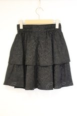 画像3: Jamieエーエヌケー / ジャガードギャザースカート M クロ O-26-10-05-035-LO-SK-OW-OS (3)