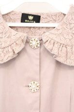 画像2: Rojita / レース衿トレンチコート  ピンク O-26-10-05-041-LO-CO-IG-OS (2)