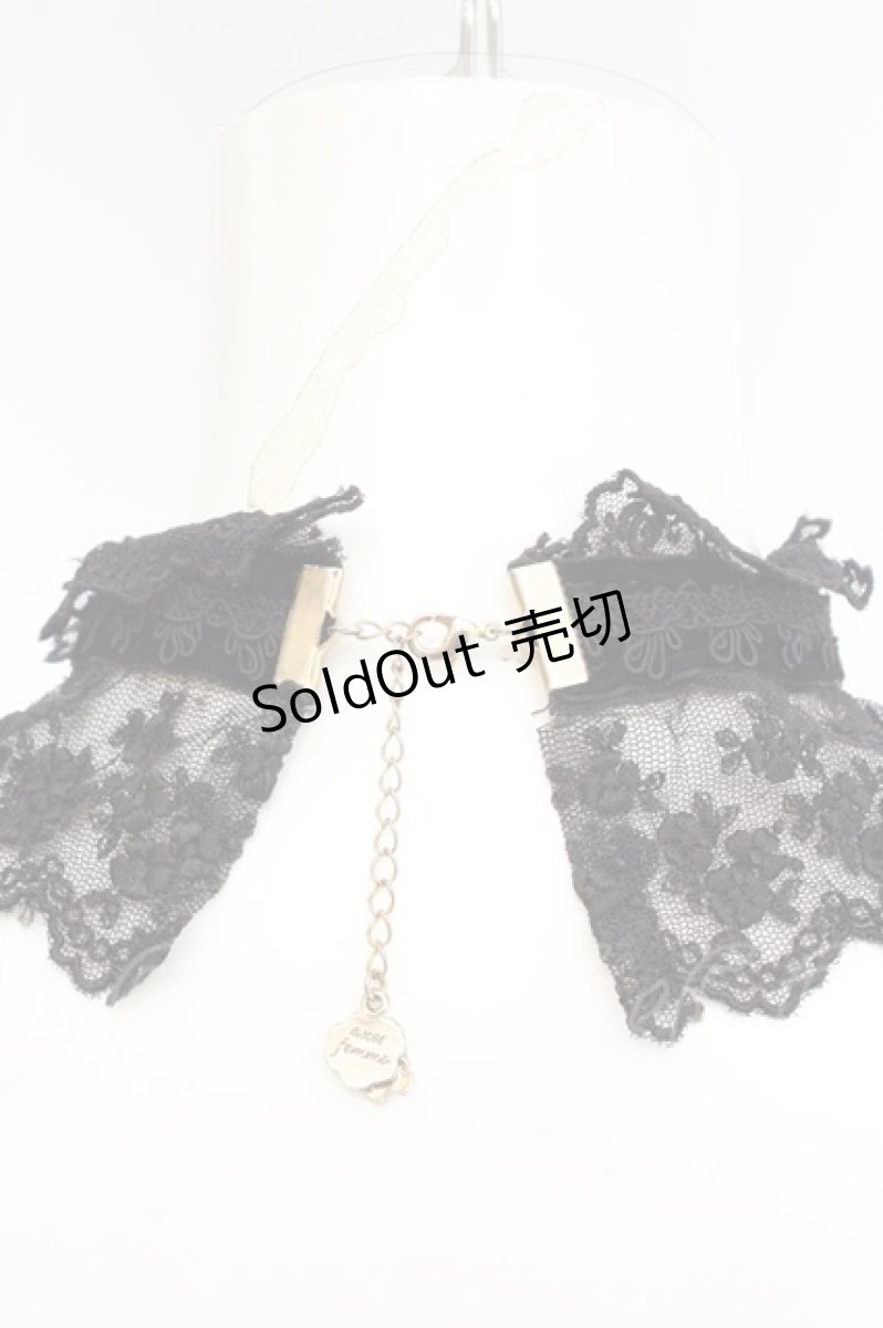画像3: axes femme / ローズカメオレーシーチョーカー  クロ O-26-10-05-1032-AX-AC-OW-OS (3)