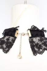 画像3: axes femme / ローズカメオレーシーチョーカー  クロ O-26-10-05-1032-AX-AC-OW-OS (3)