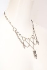 画像2: axes femme / シルバー・ブレットネックレス  シルバー O-26-10-05-1037-AX-AC-OW-OS (2)
