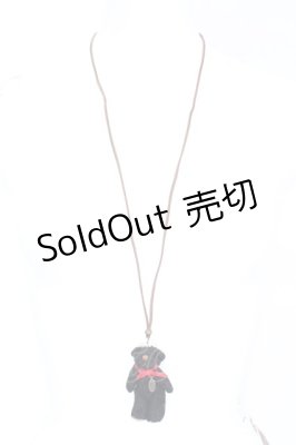 Preview of くまぬいぐるみネックレス  クロ