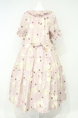 画像6: PINK HOUSE / Rabbit Marchプリントミディワンピース  ピンク O-26-10-05-076-LO-OP-OW-OS (6)