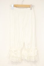画像1: metamorphose / 二段レースドロワーズ  シロ O-26-10-05-084-ME-PA-OW-OS (1)