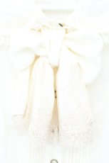 画像2: Mary Magdalene / ファルテットブラウス  アイボリー O-26-10-05-086-CL-BL-OW-OS (2)