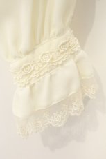 画像4: Mary Magdalene / ファルテットブラウス  アイボリー O-26-10-05-086-CL-BL-OW-OS (4)