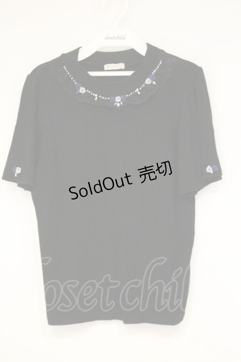 画像1: axes femme / 吸水速乾バラボトルネックプルオーバー F クロ O-26-10-05-014-AX-TO-OW-OS (1)