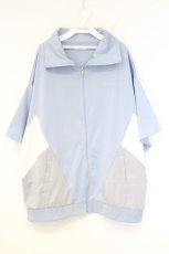 画像1: Whinny / もっっとカリスマニートジャージ F サックス×シロ×グレー O-26-10-05-032-PU-TO-OW-OS (1)