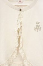 画像2: m petit by misako / MSKバラBフリルボレロ L オフシロ O-26-10-06-004-LO-TO-IG-OS (2)