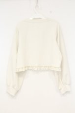 画像3: m petit by misako / MSKバラBフリルボレロ L オフシロ O-26-10-06-004-LO-TO-IG-OS (3)