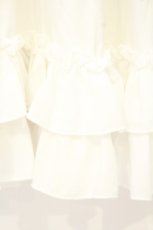 画像2: axes femme kawaii / ミディフリルペチスカート  シロ O-26-10-06-043-AX-SK-IG-OS (2)