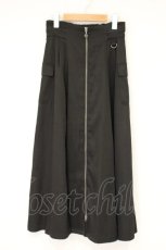 画像1: axes femme / ポケット付フロントジップスカート  クロ O-26-10-06-057-AX-SK-IG-OS (1)