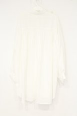 画像4: axes femme / スリット袖シアーシャツ F シロ O-26-10-06-060-AX-BL-IG-OS (4)