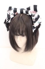 画像1: Royal Princess Alice / Alice in Cat Tea Party Spinコラボ　カチューシャ  クロ O-26-10-06-1086-LO-AC-IG-OS (1)