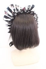 画像3: Royal Princess Alice / Alice in Cat Tea Party Spinコラボ　ボンネット  クロ O-26-10-06-1087-LO-AC-IG-OS (3)