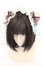 画像1: LOLITA他 / くまみみヘッドドレス  オフシロ×ミント O-26-10-06-1088-LO-AC-IG-OS (1)