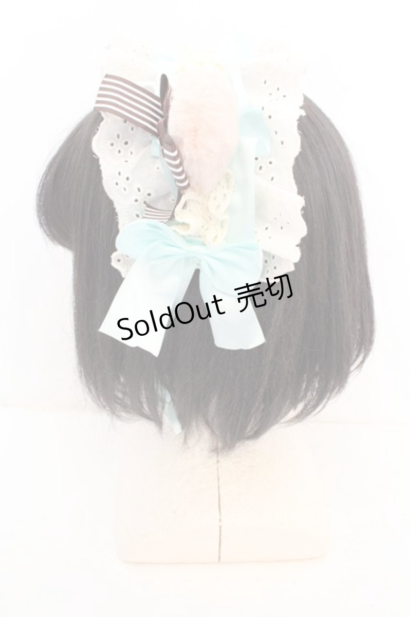 画像3: LOLITA他 / くまみみヘッドドレス  オフシロ×ミント O-26-10-06-1088-LO-AC-IG-OS (3)