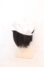 画像2: Fickle Bebe / ＢＥＢＥビジューリボンＣＡＰ  シロ O-26-10-06-1092-LO-AC-IG-OS (2)