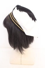 画像2: ネバアランド / ベレー帽  シロ×クロ O-26-10-06-1093-LO-AC-IG-OS (2)