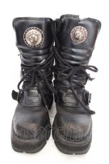 画像2: New Rock / M-373-S1 ブーツ 23.5~24cm程度 ブラック O-26-10-06-1094-LO-SH-IG-OS (2)