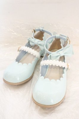 Preview of 五月アイコラボ MRフラワーカットリボンパンプス L ミント