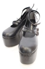 画像1: ATELIER PIERROT / ANTIQUE GOLD FRAME PUMPS（アンティークゴールドフレームパンプス） LL ブラック O-26-10-06-1100-EL-SH-OW-OS (1)