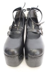 画像2: ATELIER PIERROT / ANTIQUE GOLD FRAME PUMPS（アンティークゴールドフレームパンプス） LL ブラック O-26-10-06-1100-EL-SH-OW-OS (2)